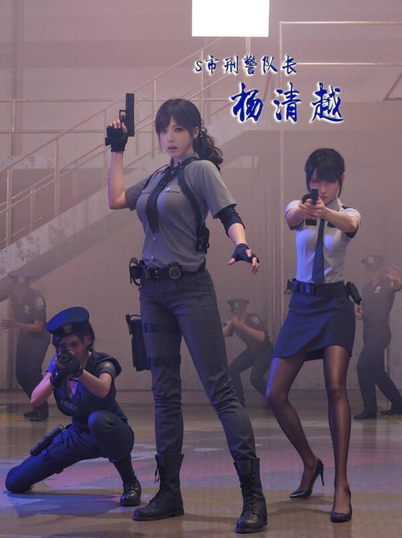 [中文][新漫][3D]蹂躏女刑警之黑暗都市01-04[拷問] 