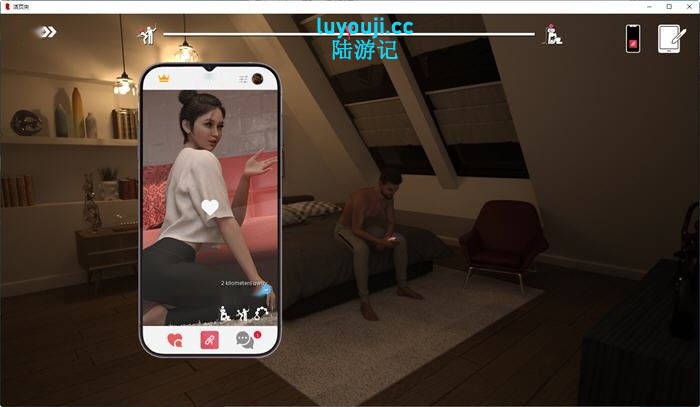 [欧美SLG汉化3D]绑定： 扭结约会 Bindr Kink Dating v0.1.9 汉化版 PC+安卓 沙盒SLG游戏 2.8G